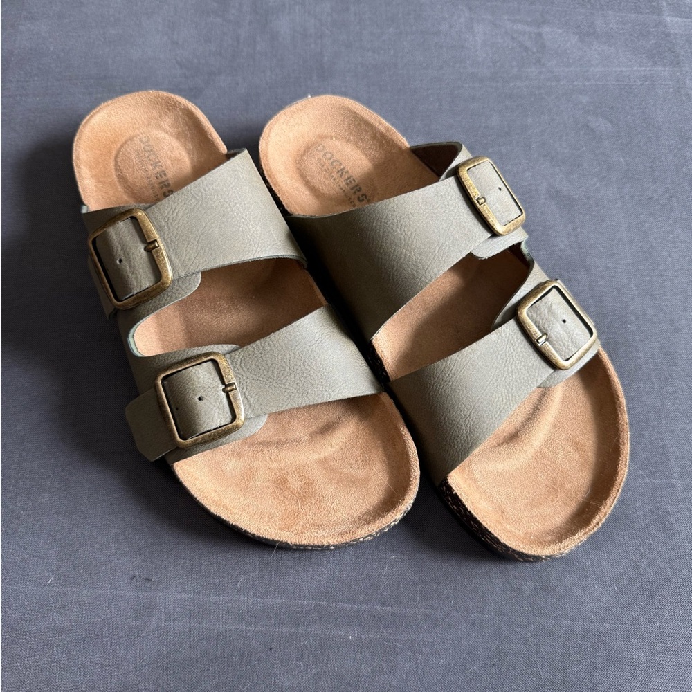 Dockers Men's Gray Sandals with Buckles